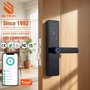 WiFi Smart Lock for Home Fingerprint Code Digital Door Verrouillage Wood Aluminum Password Access Door Lock