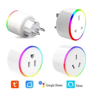 WiFi Smart Plug EU US AU UK Adapter LED Wireless Remote Voice Control Power Energy Monitor Outlet Timer Socket for Home