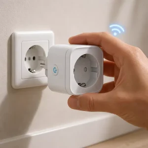 WiFi Smart Plug German Power Socket 16A 220V with Energy Monitoring Remote Control Time Shedule Alexa Home Assistant