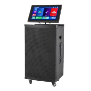 WiFi Smart Singing Speaker Large Sound Field Party Smart Audio Speaker Outdoor Karaoke Speaker Powerful Bass Karaoke Speaker