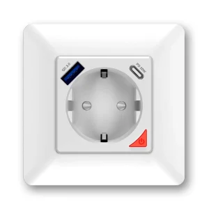 WiFi Smart Socket 16A EU APP Remote Control Power Plug Outlet Timing Function Fast Charge USB Type C Voice Control