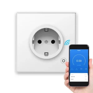 WiFi Smart Socket 16A USB Wall Outlet Wireless Remote Control EU Socket Voice Control by Alexa