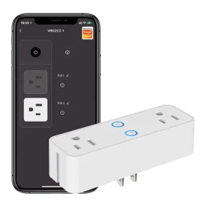 WiFi Smart Socket with Extender Stand Wireless Voice Timer Control Wall US Plug Outlet