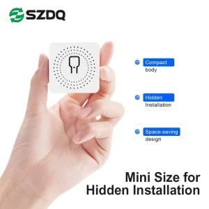 WiFi Smart Switch Module 16A Mini Hidden Type Smart Life Remote Control for Smart Home System Alexa Google Home