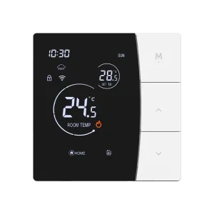 WiFi Smart Thermostat APP Remote Voice Control Programmable NTC Sensor LCD Display Water Electric Boiler Heating Home