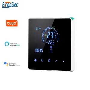 WiFi Smart Thermostat Digital LCD Humidity Timer Alexa Voice Control Underfloor Heating Temperature Controller