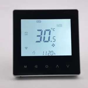 WiFi Smart Thermostat LCD Display 7 Day Programmable Control Voice Smart Home Thermostat for Hotel Use with 3-Year Warranty