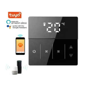 WiFi Smart Thermostat PEX Material Modern 5+2 Programmable Wireless App Control for Hotel HVAC Water Heating Energy Saving