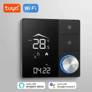 WiFi Smart Thermostat for Floor Heating Gas Boiler HVAC System with Touch Screen Display