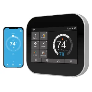 WiFi Smart Thermostat for Home Hotel Office Building FCU 2 PIPE 4 PIPE for HVAC AC + Electric for Heating