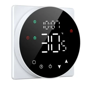 WiFi Smart Water & Floor Heating System with PC ABS Material Modern Touch Screen for Hotels and Living Rooms 230V