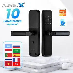 WiFi TTLock BT Serrures Intelligentes Fingerprint Password Card Smart Lock for Smart Home Access ODM Private Label
