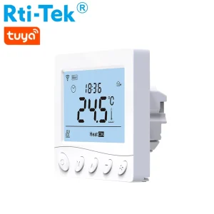 WiFi Tuya Smart 16A Programmable LCD Electric Heating Modern Thermostat for Apartment Under Floor Heating