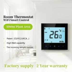 WiFi Underfloor Heating Thermostat ±0.5℃ High Accuracy Room Temperature Controller for Water Gas Boiler System