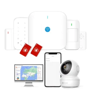 WiFi Wireless Smart Home Security System with APP Control 24 7 Monitoring Alarm & CCTV Made of Plastic