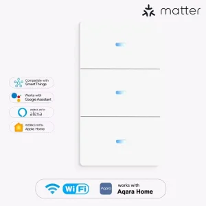 WiFi ZigBee 3.0 Smart Home Tuya 118 Type Button Switch with App Remote Control Voice Control Home Matter AC110 240V