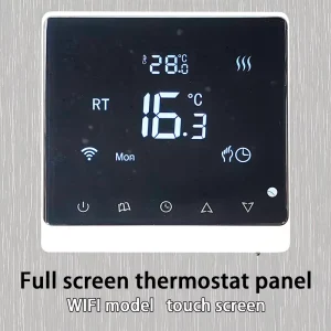 WiFi smart thermostat for underfloor heating system digital touch screen underfloor heating thermostat home voice control