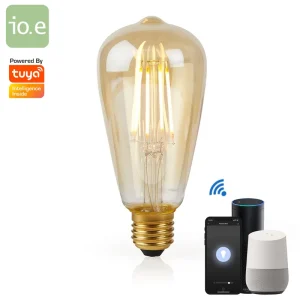 WiFi Filament Bulb ST64 Smart Vintage Decorative Indoor Light