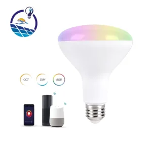 Voice-Controlled LED Spotlight Bulb, Home WiFi LED Smart Light Remote-Controlled Bulb