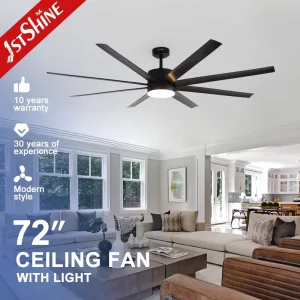 Wifi App Control Voice Compatible Intelligent Abs Blades Modern Design Home Smart Ceiling Fan With Led Light