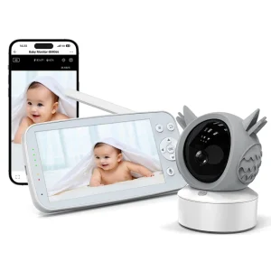 Wifi Audio Baby Monitor with Camera 1080p Usb Charger Health Baby Monitoring Devices Small Smart Home Baby Monitor Camera