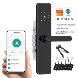 Wifi Bedroom Home for Fingerprint Waterproof App Digital Door Security Tuya Smart Locks Products APP Keyless Lock
