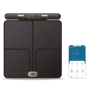 Wifi Connection Bathroom Scale 8 Electrodes Impedance Health Monitoring Scale With 18 Measurement BMI Water Smart Body Fat