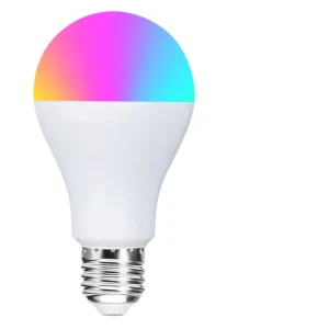 Smart Home WiFi Color-Changing LED Light Bulb with Voice Control, Wireless