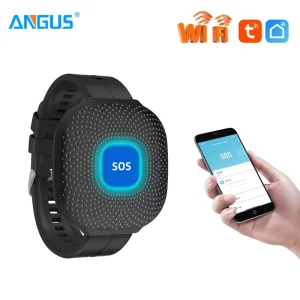 Wifi Panic Button SOS Wristwatch Elderly Alarm Band Emergency Call Button Smart Elderly Pager Wireless Alarm System