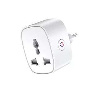 Wifi Power Monitor 16A Universal Smart Socket Us to Eu Uk Plug Outlet Adapter Timing Smart Life App Voice Electrica