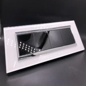 Wifi Remote Control Smart Switches Touch Glass Panel Electrical Materials for Smart Home System 1 Gang Light Switch Interruptor
