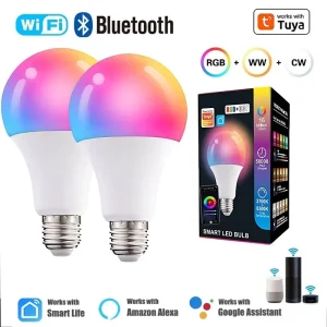 Wifi Smart Bulb Led Lamp E27 RGB Smart Light Bulbs 220V 110V Smart Lamps