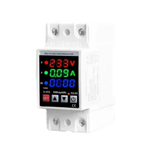Wifi Smart Display Smart Circuit Breaker 230V 2P 63A With Temperature Overvoltage and Undervoltage Current Protection