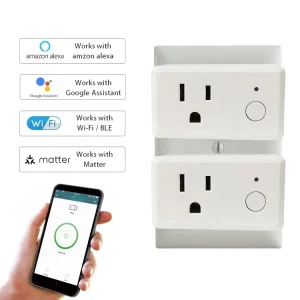 Wifi Socket Smart Home Product 15A Intelligent Socket Outlet Energy Monitor Remote Control google Alexa Smart Plug Us