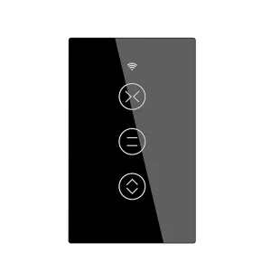 Wifi Tuya US Standard Smart Curtain Switch for Home Automation Smart Home System