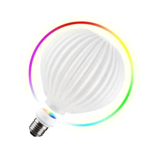 New Design Smart Bulb WiFi Decorative Lighting LED Globe Bulb E27/E26 ST64 G125 RGB Bulb