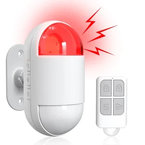 Wireless 120db Work Alone Motion Sensor PIR Detector ABS Smart Alarm System Auto Light for Home Security