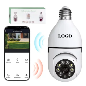 Wireless 2.4GHz Smart IP Camera Mini Security Cam Portable Cordless 360° View for Home Office Baby Pet Garage