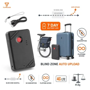 Wireless 7 Day Battery Life Blind Zone Auto Upload No Subscription Platform Bike Bag Suitcase Tracker Wireless GPS Tracker