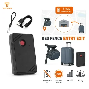 Wireless 7 Day Battery Life Geo Fence Entry Exit No Monthly Fee Lifetime Access Bike Bag Suitcase Tracker Wireless GPS Tracker