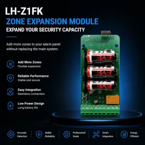 Wireless Alarm Relay Module Smart Security Integration Module for Home Alarm System Smart Home Automation Installer Solution