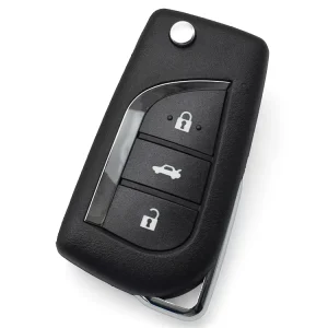 Wireless Black 3 Buttons Universal Smart Key Remote Keys Control Replacement for Vehicle Keys
