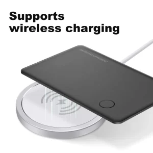 Wireless Charging GPS Navigation Plastic Smart Card with for Find My Waterproof Anti Lost Tracker
