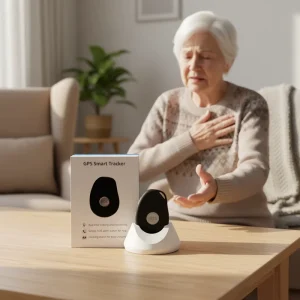 Wireless Elderly Care Fall Alert 4G GPS SOS Alarm Personal Emergency GSM Medical Alert Smart Watch ABS Material Seniors Tracking