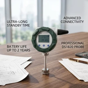 Wireless Explosion Proof Temp Humidity Sensor NB IoT MQTT Pipeline Remote Data Monitoring Oilfield IoT Equipment