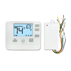 Wireless HVAC WIFI 24V PIR TUYA APP Control PTAC Thermostat with Human Body Sensor PT731RFW