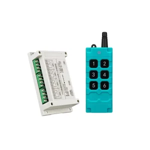 Wireless Industrial Remote Control Switch 433MHz 6CHs 200m Range 10A Relay Controller Antenna DC12V/36V K2406-C2407 AAA