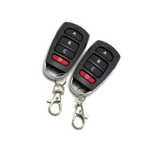 Wireless Learning Fixed Rolling Code 4 Keys ABCD Remote Control