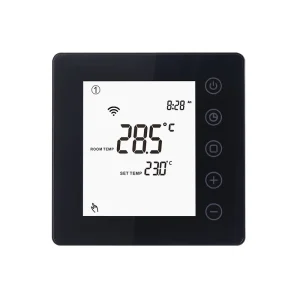 Wireless Programmable Modern Smart Thermostat WiFi Compatible 230V for Underfloor Heating in Apartments and Living Rooms