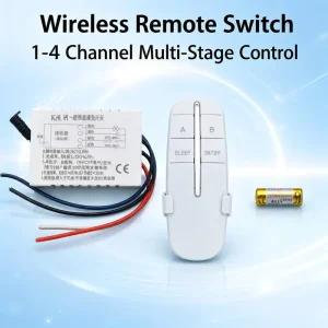 Wireless RF 10A Smart Switch 220V for Lighting Fixtures Smart Home System